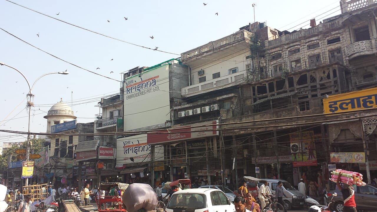 Chandni Chowk in National Capital Territory of Delhi, India